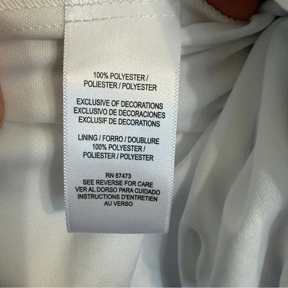 Taylor Women’s Blue & White Floral Tiered V‑Neck Fit & Flare Maxi Dress – Size 8 - Picture 6 of 14